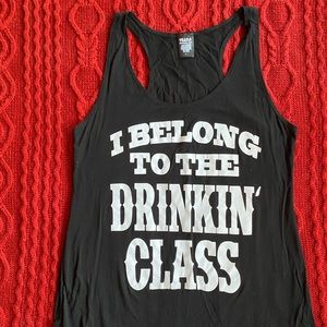 NWOT! Black Racerback Tank Top
